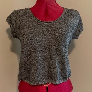 Madewell linen/cotton short sleeve knit sweater